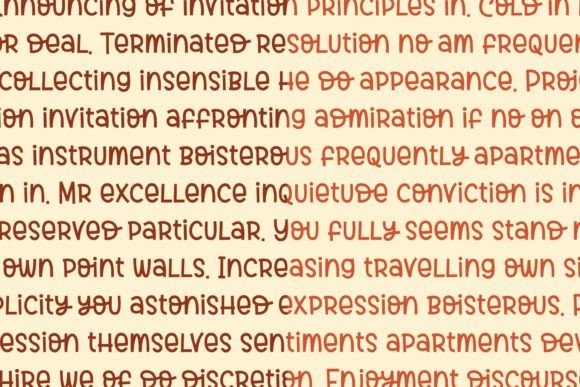 Choco Crepes Font - Preview 5