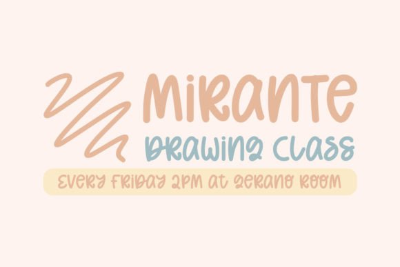 Chubby Lines Font - Preview 2