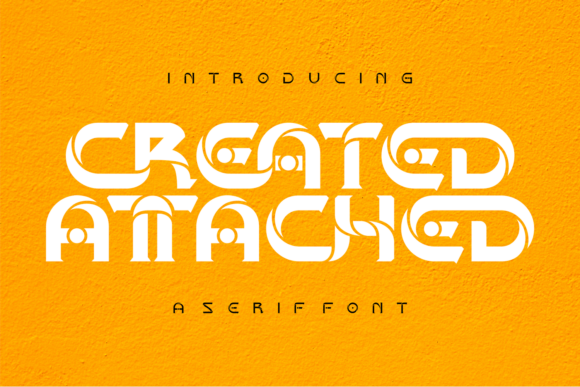 Created Attached Font - Preview 6