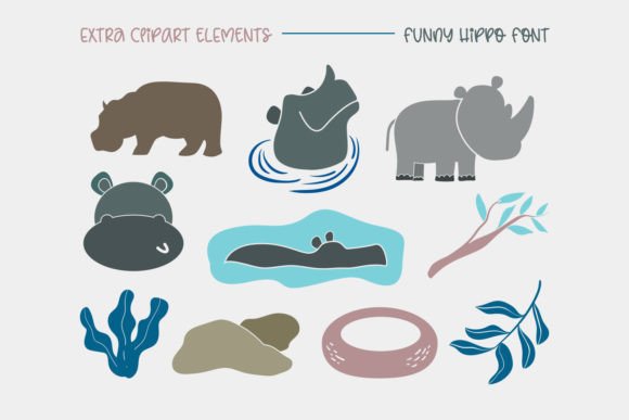Funny Hippo Font - Preview 6