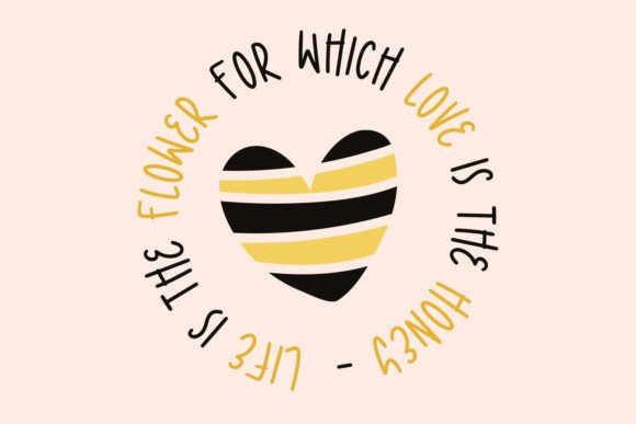 Honey Splash Font PNG with transparent background - Preview 1
