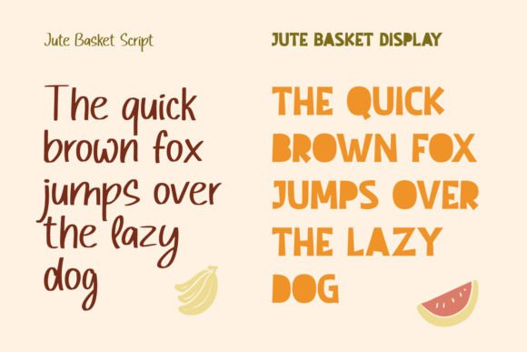 Jute Basket Font PNG with transparent background - Preview 6