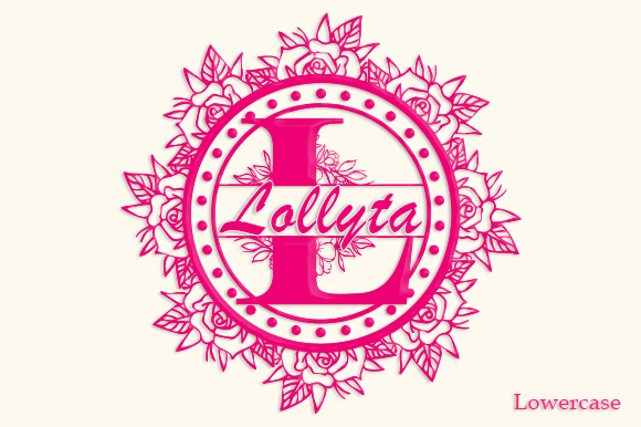 Kamille Monogram Font PNG with transparent background - Preview 1