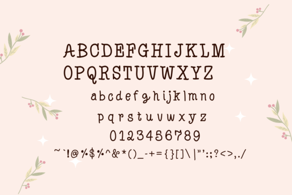 Kervyn Font PNG with transparent background - Preview 1