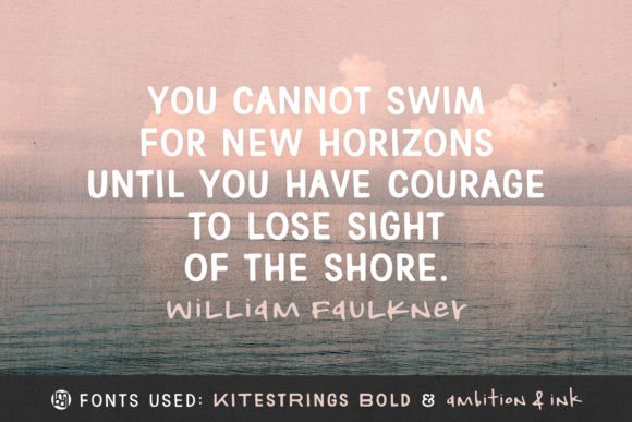 Kitestrings Font PNG with transparent background - Preview 2