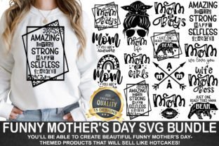 Mother's Day SVG Bundle Graphic by Buysvgbundles · Creative Fabrica