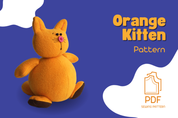 Orange Kitten Plush Pattern