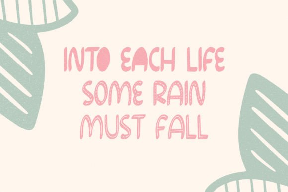 Rainbow Pancake Font PNG with transparent background - Preview 1