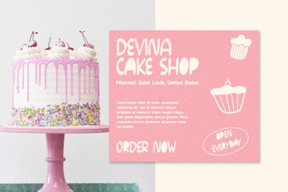 Rainbow Pancake Font PNG with transparent background - Preview 4