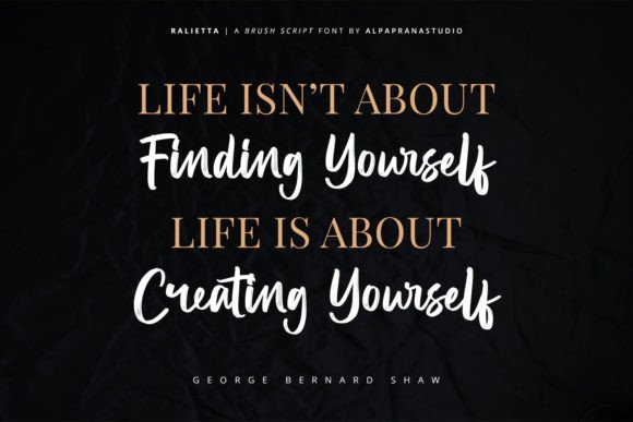 Ralietta Font PNG with transparent background - Preview 5