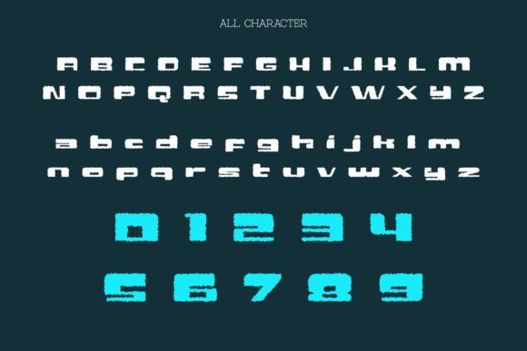Rightov Font PNG with transparent background - Preview 1