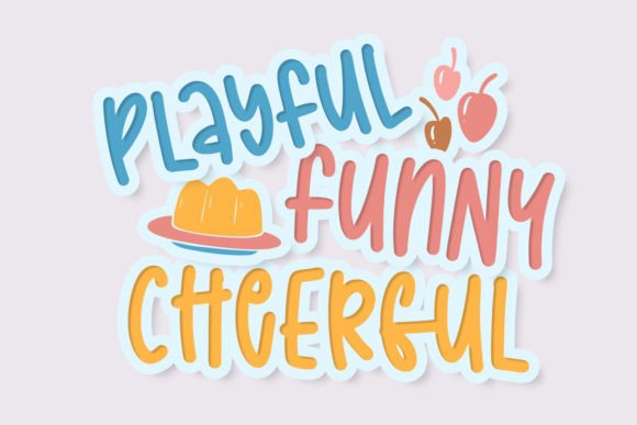Salty Milky Font PNG with transparent background - Preview 4