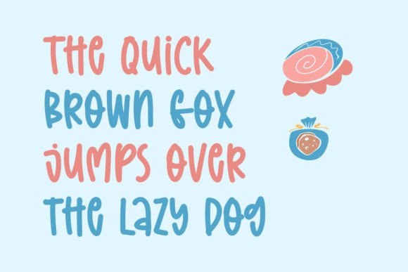 Salty Milky Font PNG with transparent background - Preview 5
