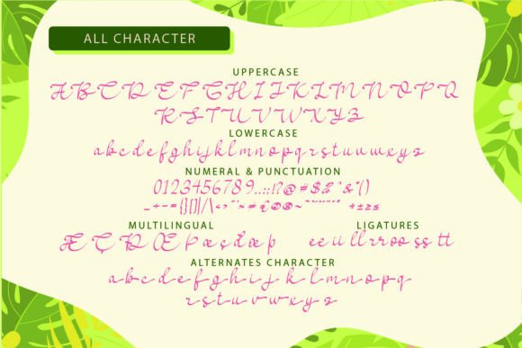 Samfire Font font preview - 5