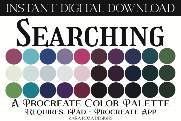 Searching Procreate Color Palette