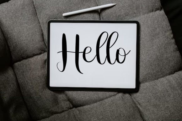 Silvy Font font preview - 1