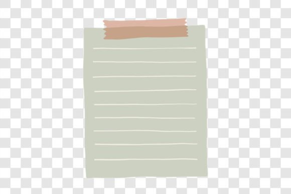 #2664 Paper Note Isolated Graphic by Kzara Visual · Creative Fabrica