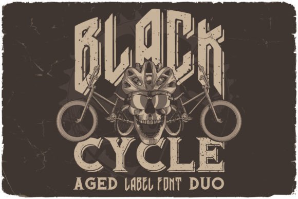 Black Cycle Font - Preview 3