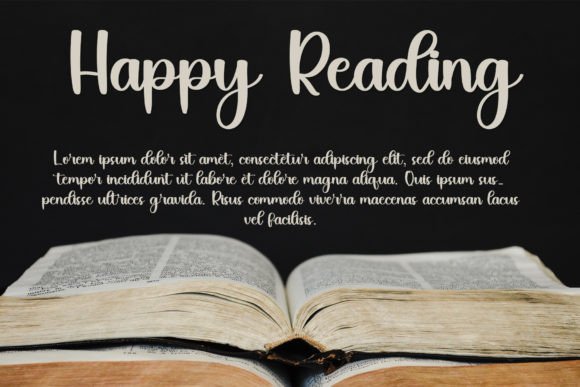Book Font - Preview 1