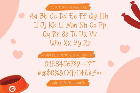 Cute Puppy Font - Preview 2