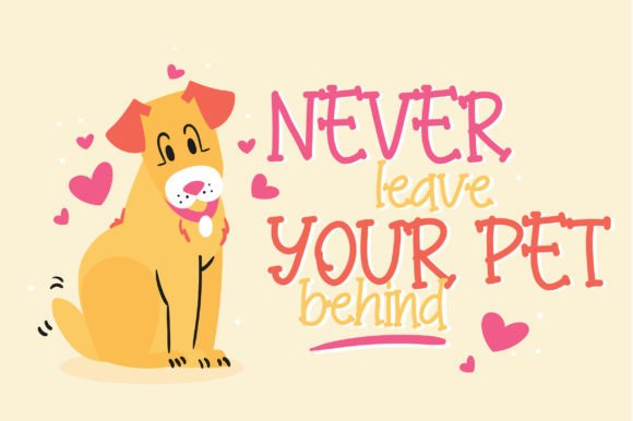 Cute Puppy Font - Preview 3
