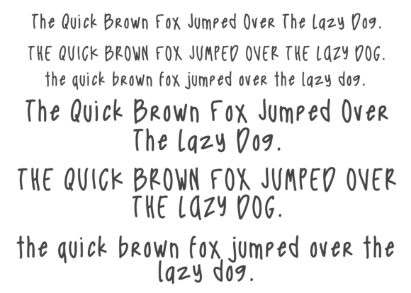 Doodle Slant Font - Preview 2