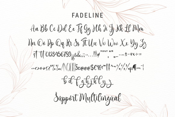 Fadeline Font - Preview 5