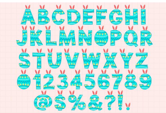 Happy Easter Font - Preview 4