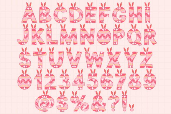 Happy Easter Font - Preview 6