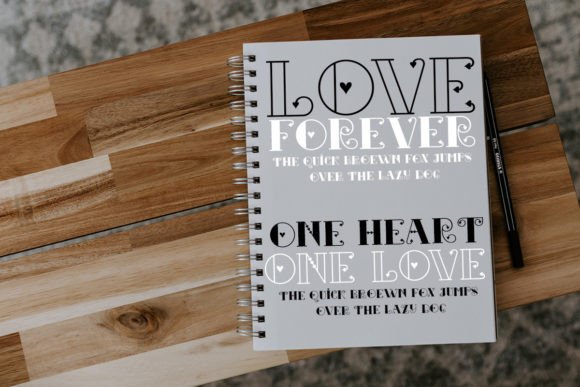 Love March Font PNG with transparent background - Preview 5