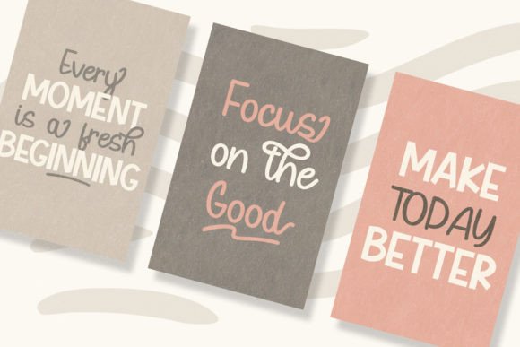 Milk Water Duo Font PNG with transparent background - Preview 3