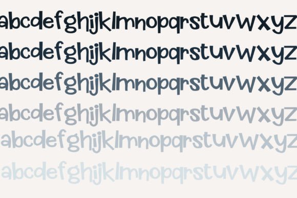 Milksoppy Font PNG with transparent background - Preview 4