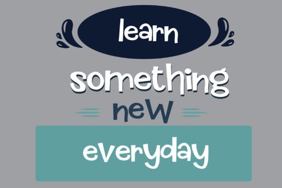 Milksoppy Font PNG with transparent background - Preview 5