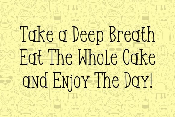 Monday Brunch Font PNG with transparent background - Preview 1