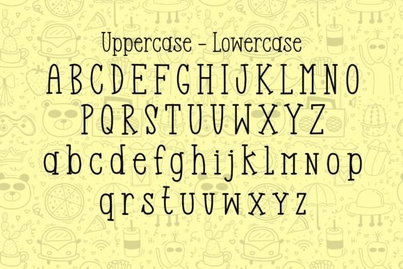 Monday Brunch Font PNG with transparent background - Preview 2