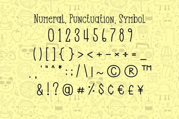 Monday Brunch Font PNG with transparent background - Preview 3