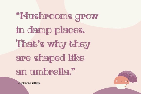 Mushgroof Font PNG with transparent background - Preview 2
