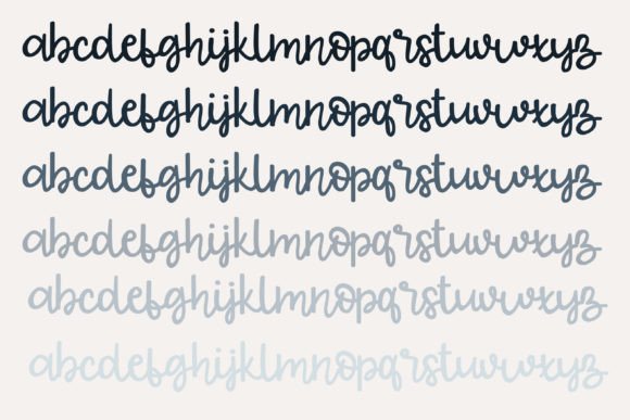 Peashooter Font PNG with transparent background - Preview 4
