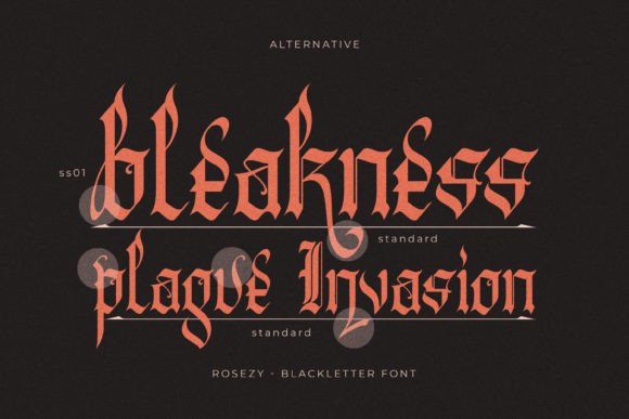 Rosezy Font PNG with transparent background - Preview 2