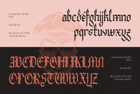 Rosezy Font PNG with transparent background - Preview 3