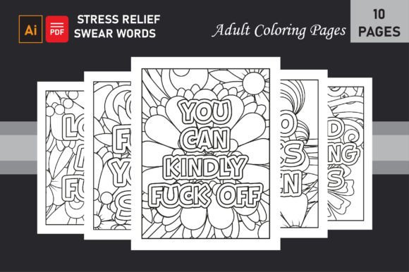 Stress Relief Adult Coloring Pages