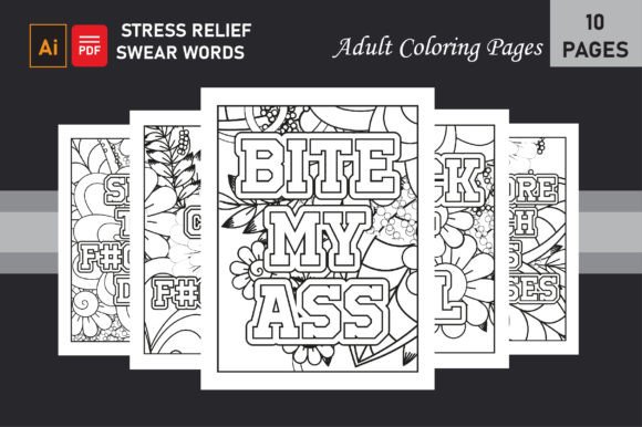 Stress Relief Adult Coloring Pages