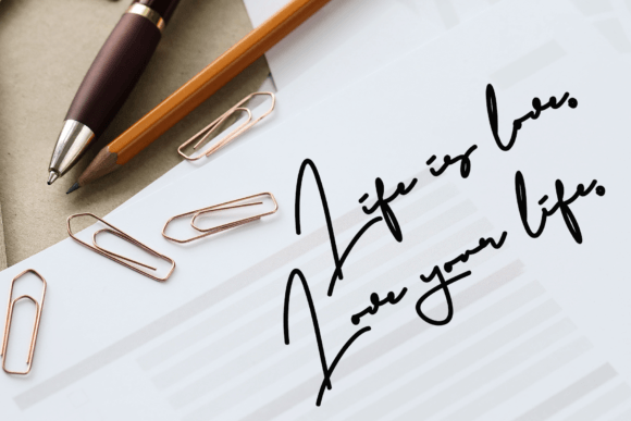 Beautiful Font - Preview 4