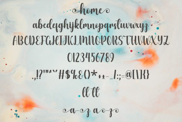 Home Font - Preview 5