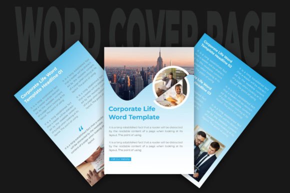 Cover Page Template for Corporate Life - Digital