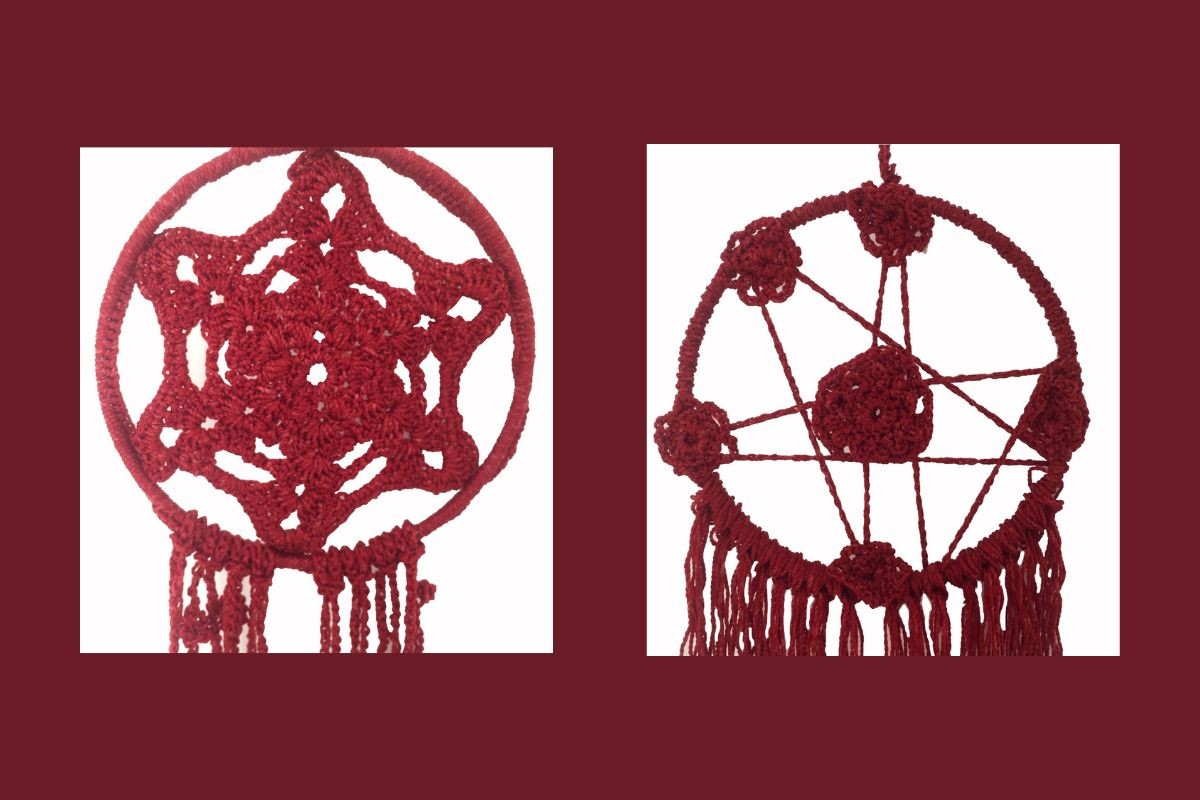 Double Dreamcatcher Crochet PDF