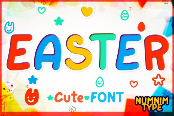 Easter Script & Handwritten Font By numnim