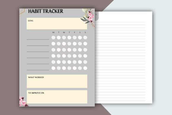 Editable Habit Tracker Canva Link