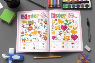 I Spy Easter Activity Sheets for Kids Graphic by YOOY · Creative Fabrica