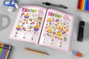 I Spy Easter Activity Sheets for Kids Graphic by YOOY · Creative Fabrica